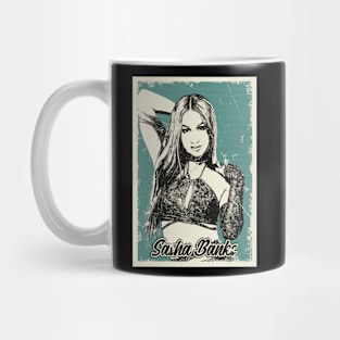 Vintage Sasha Banks Mug